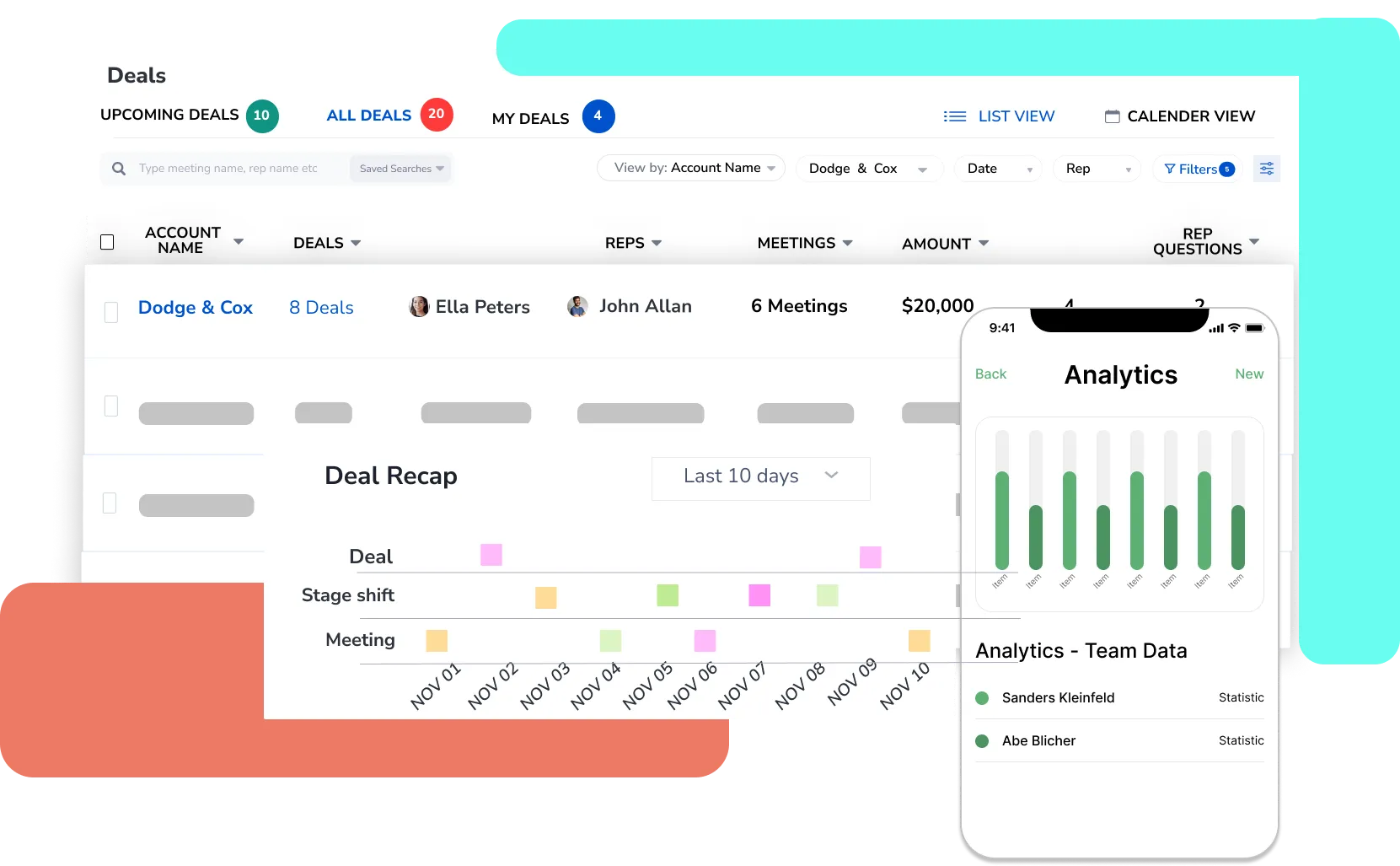 Track all customer interactions from anywhere