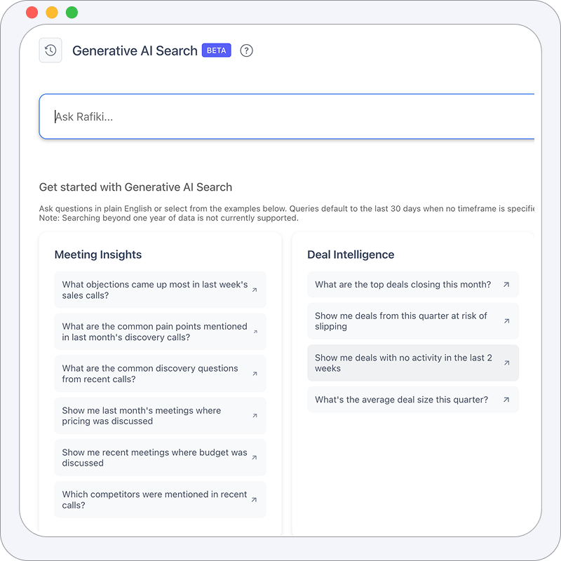 Rafiki Generative AI Search-- Get Instant Answers