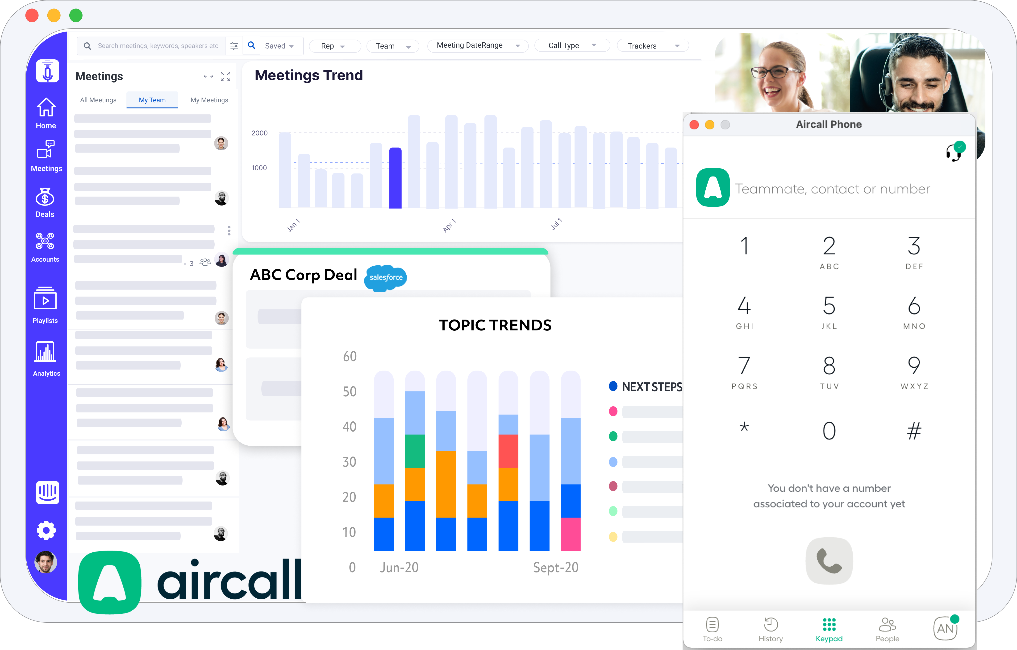 Rafiki Aircall Integration