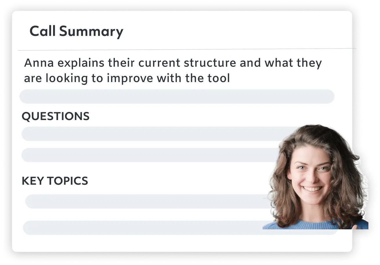 Smart Call Summary with Rafiki