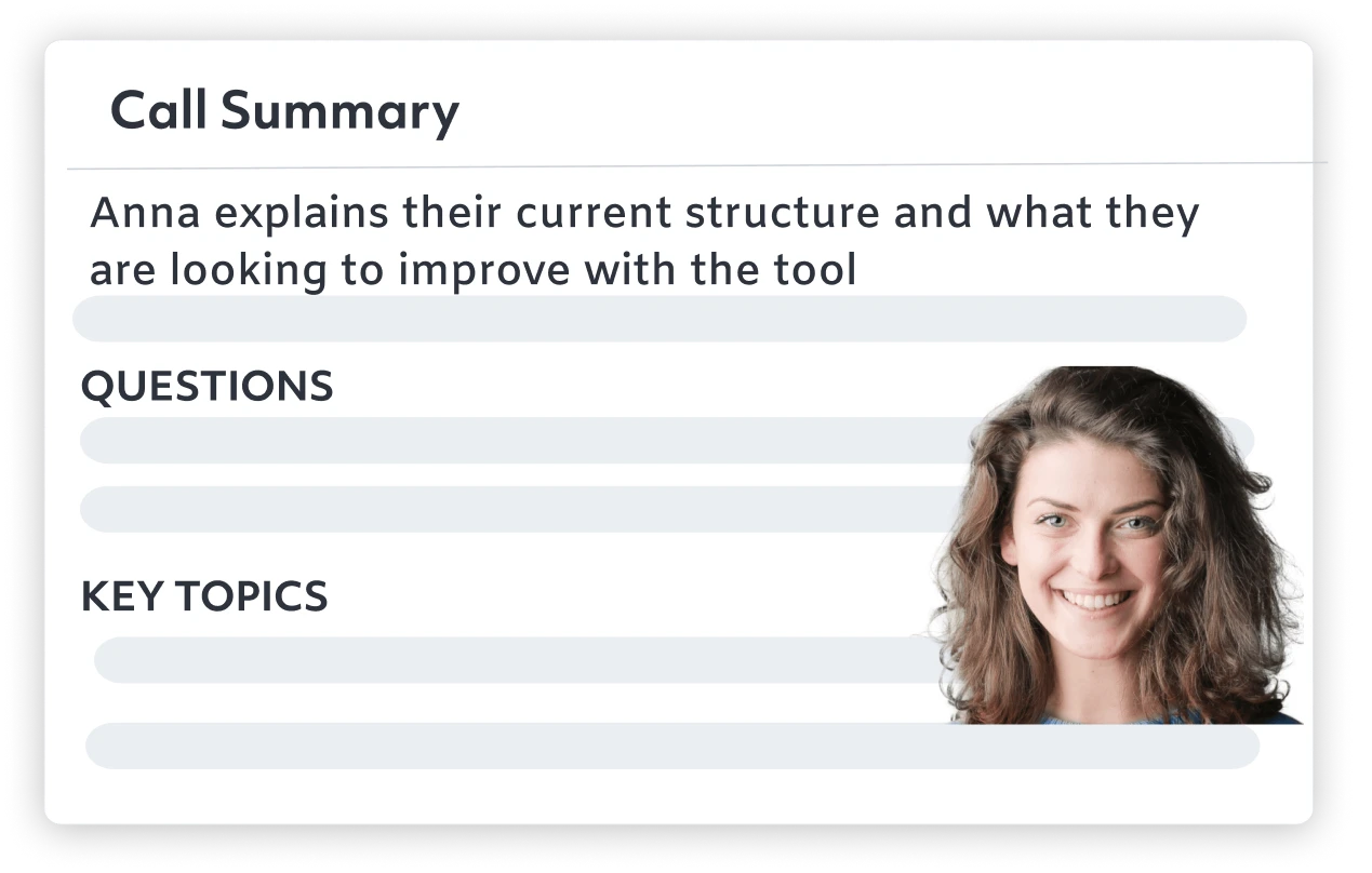 Smart Call Summary with Rafiki