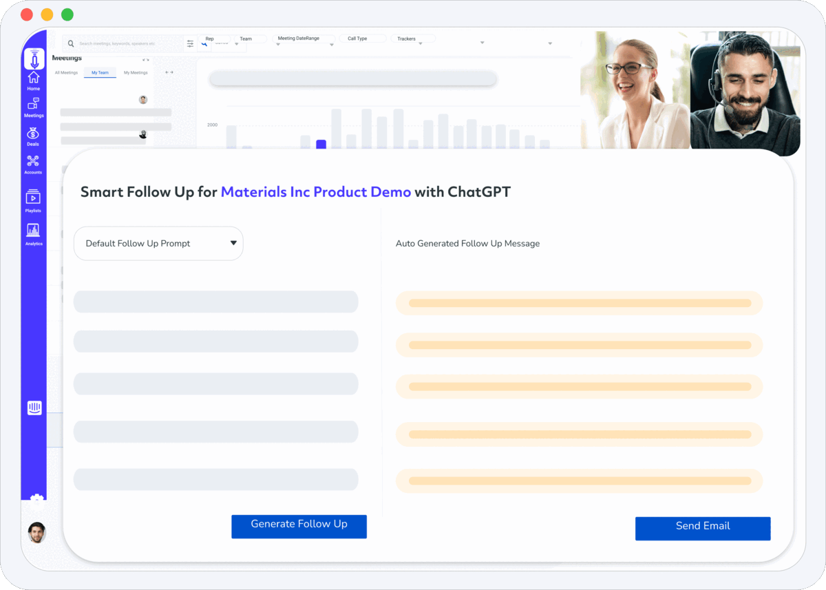 Rafiki - The Modern Conversation and Revenue Intelligence Platform that helps you re-engage with prospects