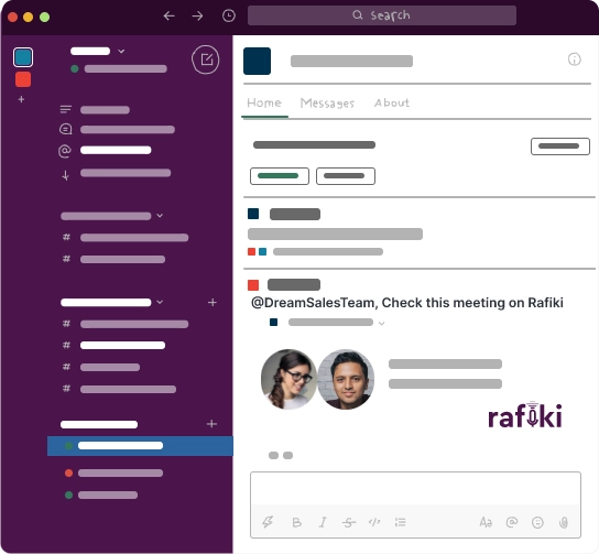 Realtime notifications from Rafiki on Slack
