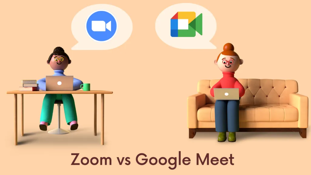 Compare google meet and Zoom